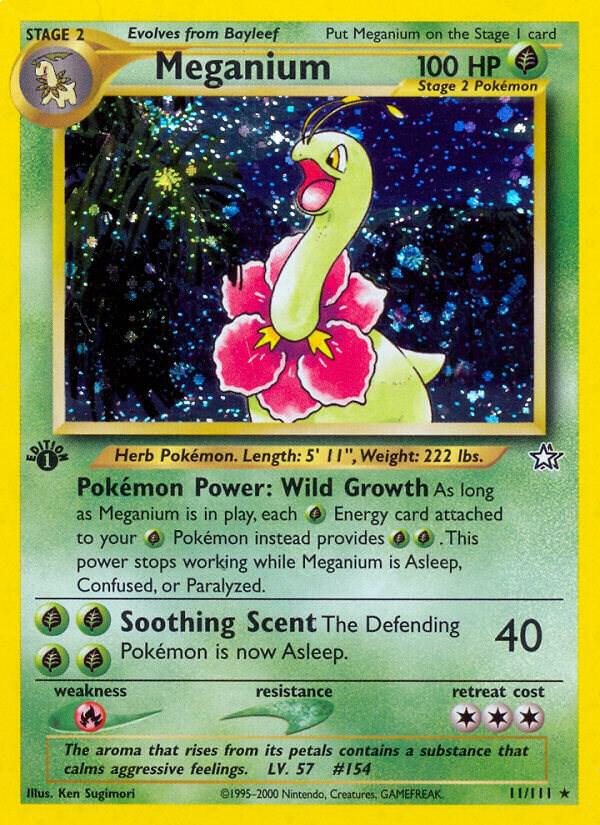 Meganium (11) - Neo Genesis (N1) - 1st Edition - MP