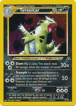 Tyranitar (12) - Neo Discovery (N2) - HP